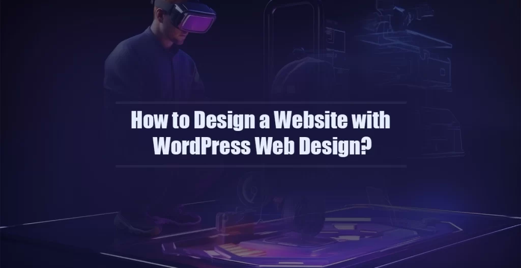 Responsive WordPress web design layout displayed on desktop, tablet, and mobile devices