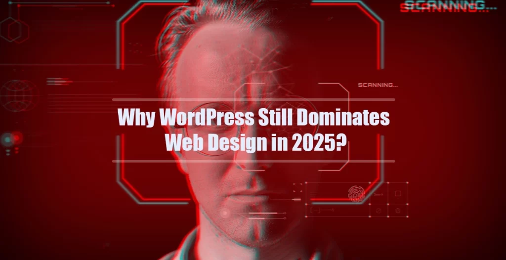 Modern responsive WordPress web design displayed on laptop and mobile devices